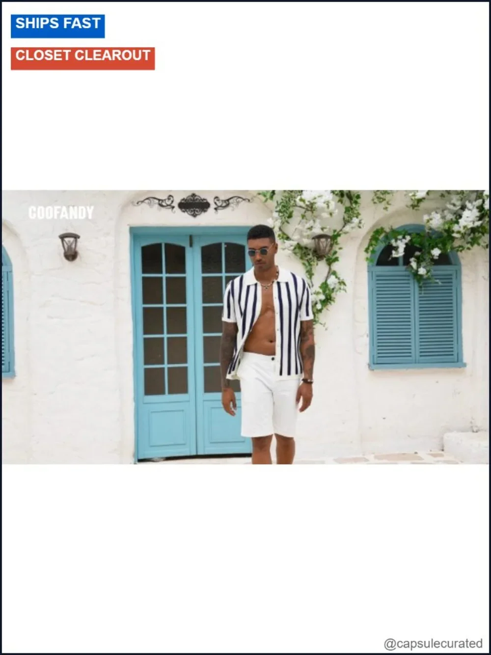 Men's Knit Polo Shirt Short Sleeve Button Down Casual Summer Beach Shirt